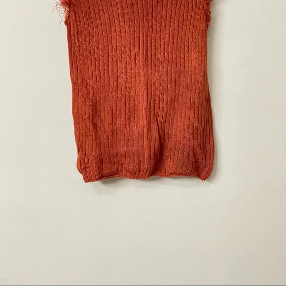 Solid Fringe Trim Tank Top - Picture 5 of 5